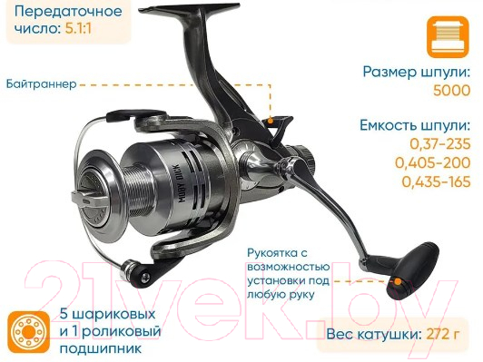 Катушка безынерционная Namazu Pro Moby Dick / N-RMD5000 — фото 2