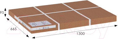 Изображение товара Складной шезлонг Мебелик С подлокотниками (без покрытия)