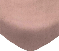 Простыня Luxsonia Махра на резинке 160x200 / Мр0020-5 (розовый) - 