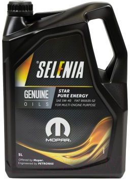 Моторное масло Selenia Star Pure Energy Multi Air 5W40 / 70547MF2EU (5л)