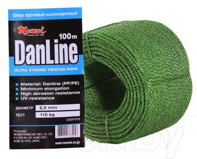 Канат хозяйственный Momoi DanLine 2.5мм / 402551 (100м)