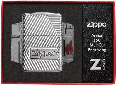 Зажигалка Zippo Armor / 29672 (серебристый)