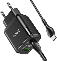 

Зарядное устройство сетевое Hoco, N6 + кабель Type-C