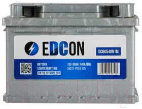 Автомобильный аккумулятор Edcon DC60540R1M (60 А/ч)