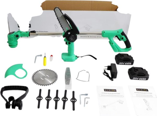 Триммер аккумуляторный Zitrek GreenCut 20 GreenSaw 20 Extra / 082-2020