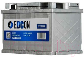 Автомобильный аккумулятор Edcon DC72640RM (72 А/ч)