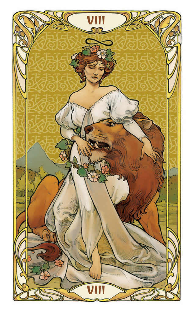 Гадальные карты Lo Scarabeo Golden art Nouveau Tarot mini / NMD30 — фото 4
