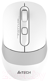 Мышь A4Tech FB10C (серый/белый)