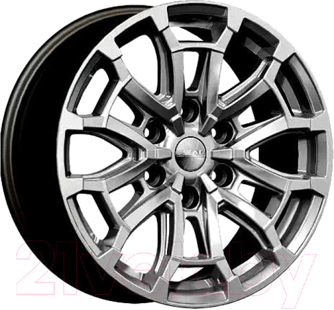 Литой диск SKAD Авилис 18x8" 6x114.3мм DIA 67.1мм ET 46мм Графит