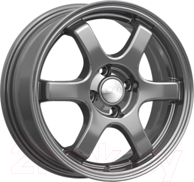 Изображение товара Литой диск SKAD Киото 15x6" 4x100мм DIA 60.1мм ET 40мм Графит