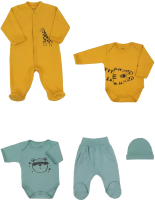 Комплект одежды для малышей Rant First / 5-First-62 (5шт, Green, 62р) - 