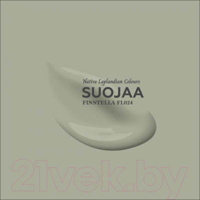 Краска Finntella Ulko Suojaa / F-05-1-3-FL024 (2.7л, серо-зеленый)