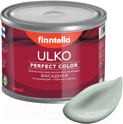 Краска Finntella Ulko Aave / F-05-1-3-FL044 (2.7л, серо-зеленый)