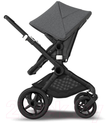 Детская универсальная коляска Bugaboo Fox 3 2 в 1 (Black/Grey Melange)