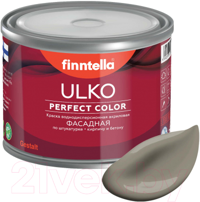 Краска Finntella Ulko Maa / F-05-1-3-FL080 (2.7л, светло-коричневый)
