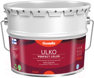 Краска Finntella Ulko Vuoret / F-05-1-9-FL076 (9л, теплый серо-коричневый)