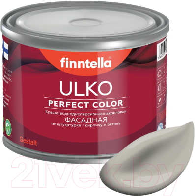 Краска Finntella Ulko Kaiku / F-05-1-9-FL082 (9л, серо-коричневый)
