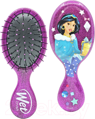 Расческа Wet Brush Disney Mini Detangler Glitter Ball Jasmine