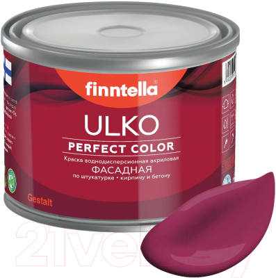 Краска Finntella Ulko Kirsikka / F-05-1-3-FL126 (2.7л, светлая вишня)