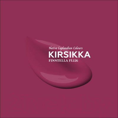 Краска Finntella Ulko Kirsikka / F-05-1-3-FL126 (2.7л, светлая вишня)