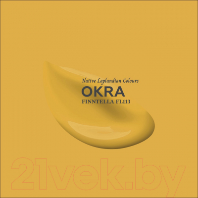 Краска Finntella Ulko Okra / F-05-1-9-FL113 (9л, желто-красный)