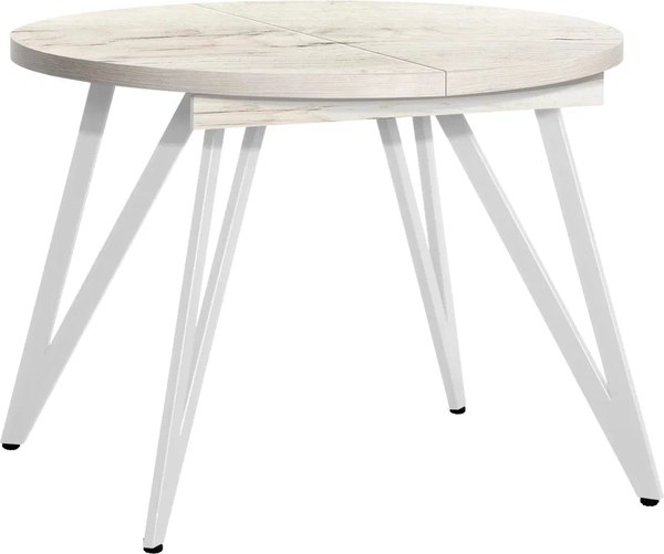 Обеденный стол Millwood Женева 3 D раздвижной D110-150x110x75
