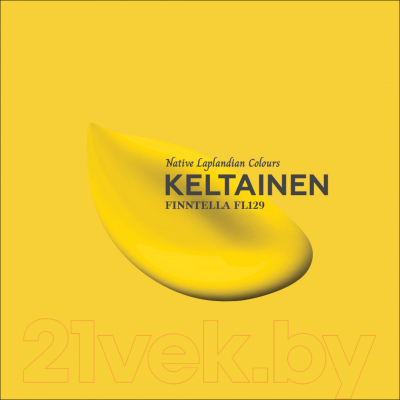 Краска Finntella Ulko Keltainen / F-05-1-9-FL129 (9л, желтый)
