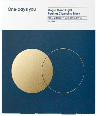 Набор масок для лица One-day's you Magic Moon Light Peeling Cleansing Mask (5x20г)
