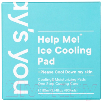 Пэд для лица One-day's you Help Me Ice Cooling Pad (80шт)