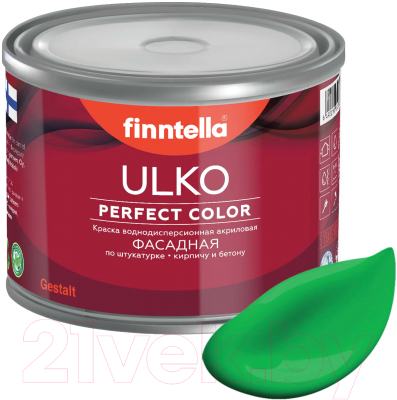 Краска Finntella Ulko Niitty / F-05-1-3-FL131 (2.7л, луговой зеленый)