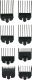 Набор насадок к машинке для стрижки волос Dewal 03-074 (черный) - 