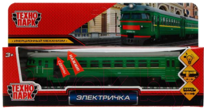 Поезд игрушечный Технопарк Электричка / COMTRAIN-19SL-GN