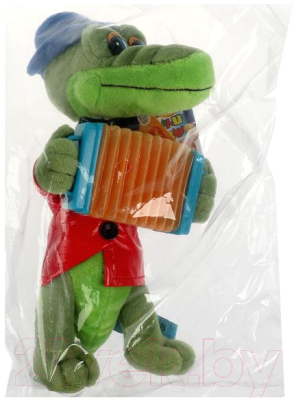 Мягкая игрушка Мульти-пульти Крокодил Гена с аккордеоном / V40652-21M