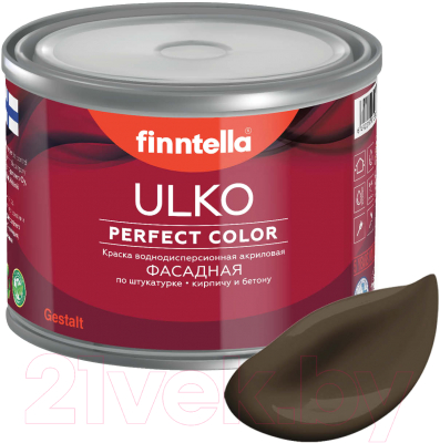 Краска Finntella Ulko Suklaa / F-05-1-3-FL072 (2.7л, коричневый)