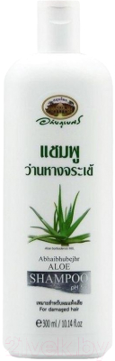 Шампунь для волос Abhaibhubejhr Aloe Shampoo Укрепляющий для сухих и поврежденных волос (300мл)