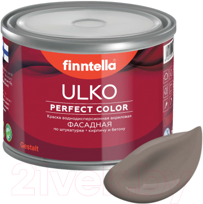 Краска Finntella Ulko Maitosuklaa / F-05-1-3-FL074 (2.7л, коричневый)