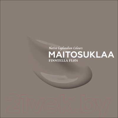 Краска Finntella Ulko Maitosuklaa / F-05-1-9-FL074 (9л, коричневый)