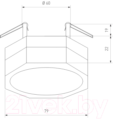 Точечный светильник Elektrostandard 2206 MR16 MT