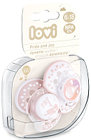 Набор пустышек Lovi Pride&Joy динамичная / 22/846girl (2шт) - 