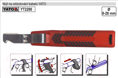 Нож электромонтажный Yato YT-2280