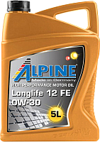 Моторное масло ALPINE Longlife 12 FE 0W30 / 0101482 (5л) - 