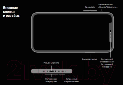 Смартфон Apple iPhone XS Max 64GB Demo / 3D878 (серебристый)