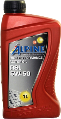 Моторное масло ALPINE RSL 5W50 / 0101420 (1л)