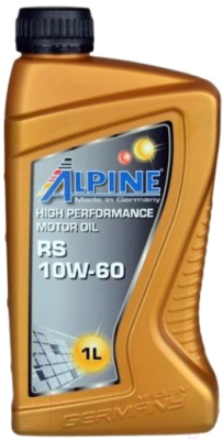 Моторное масло ALPINE RS 10W60 / 0100201 (1л)