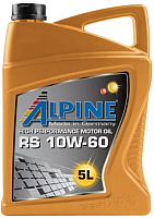 Моторное масло ALPINE RS 10W60 / 0100202 (5л) - 