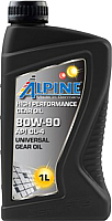 Трансмиссионное масло ALPINE Gear Oil 80W90 GL-4 / 0100681 (1л) - 