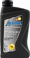 

Трансмиссионное масло ALPINE, Gear Oil TDL 80W90 GL-4/GL-5 / 0100721