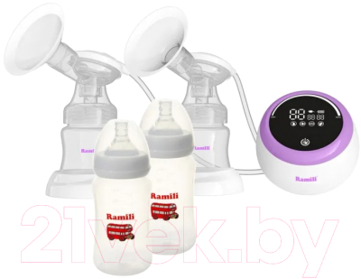 Молокоотсос электрический Ramili С двумя дополнительными бутылочками SE450 / SE450240MLX2