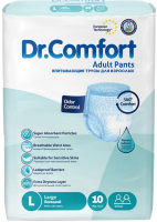 Трусы впитывающие для взрослых Dr. Comfort Adult Pant Large (10шт) - 