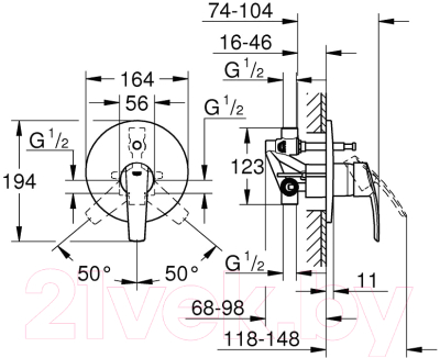 Смеситель GROHE Start 23558001